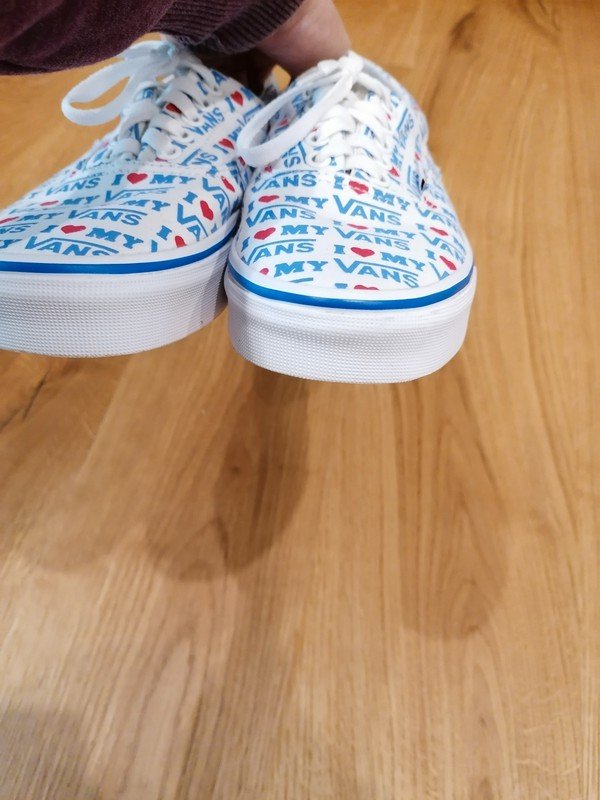 neue Vans Gr. 40 weiß blau Heart Era (I Heart (True White)