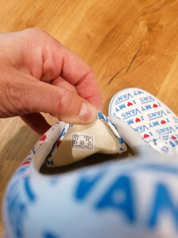 neue Vans Gr. 40 weiß blau Heart Era (I Heart (True White)