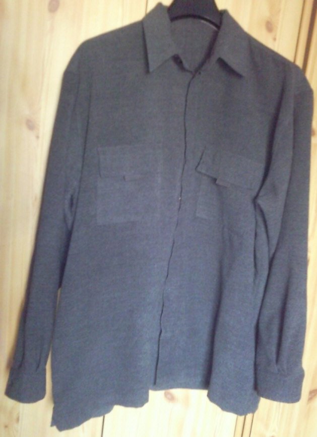 dunkelgraues Herren Freizeit Hemd, XL Gr. 43/44, Marke: Jeanagers