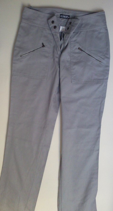Hellgraue Damen Jeans, Gr. 72, Gr. S ?, Marke: Elements
