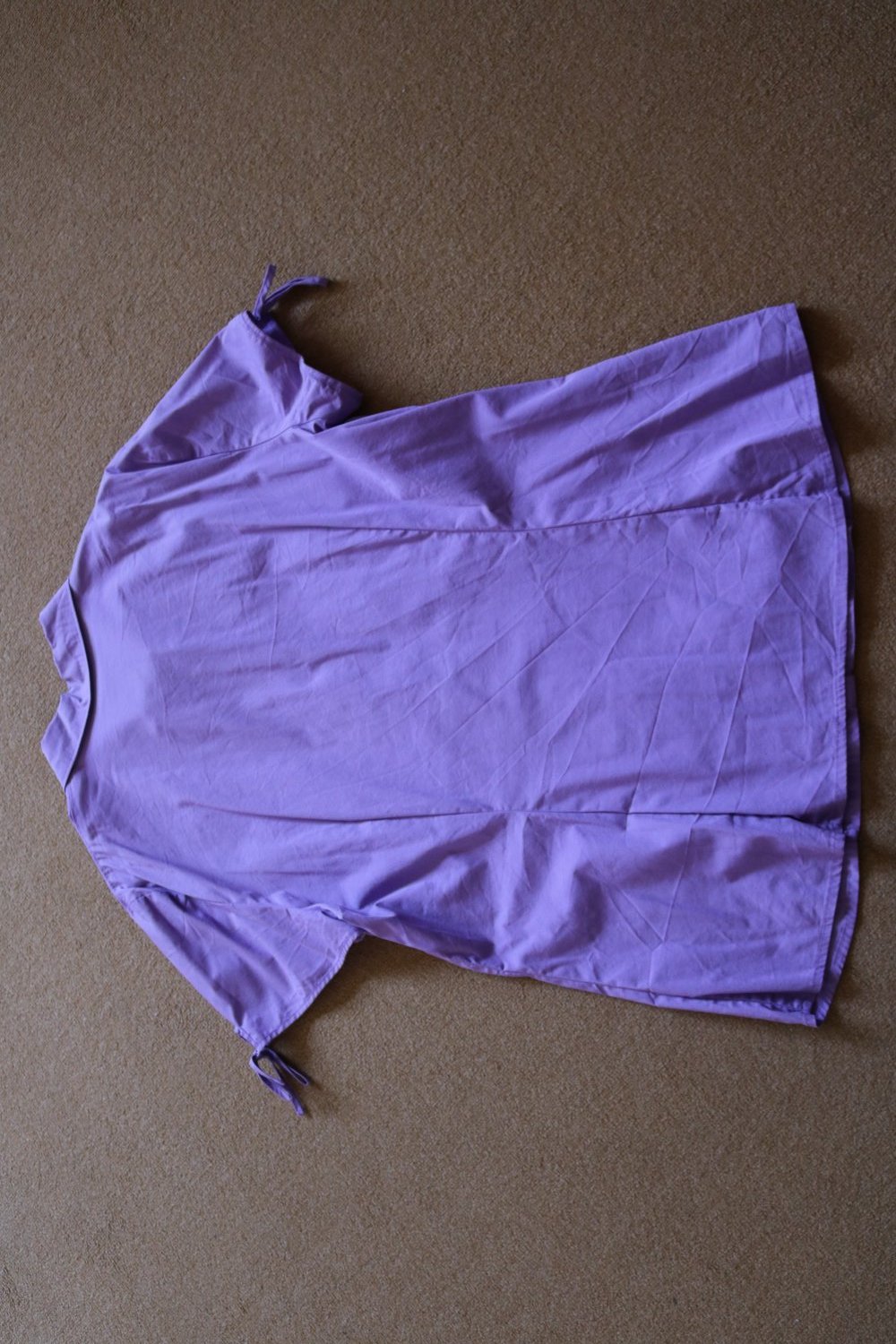 S.Oliver Bluse kurzam Gr. 46 lila - wie neu -