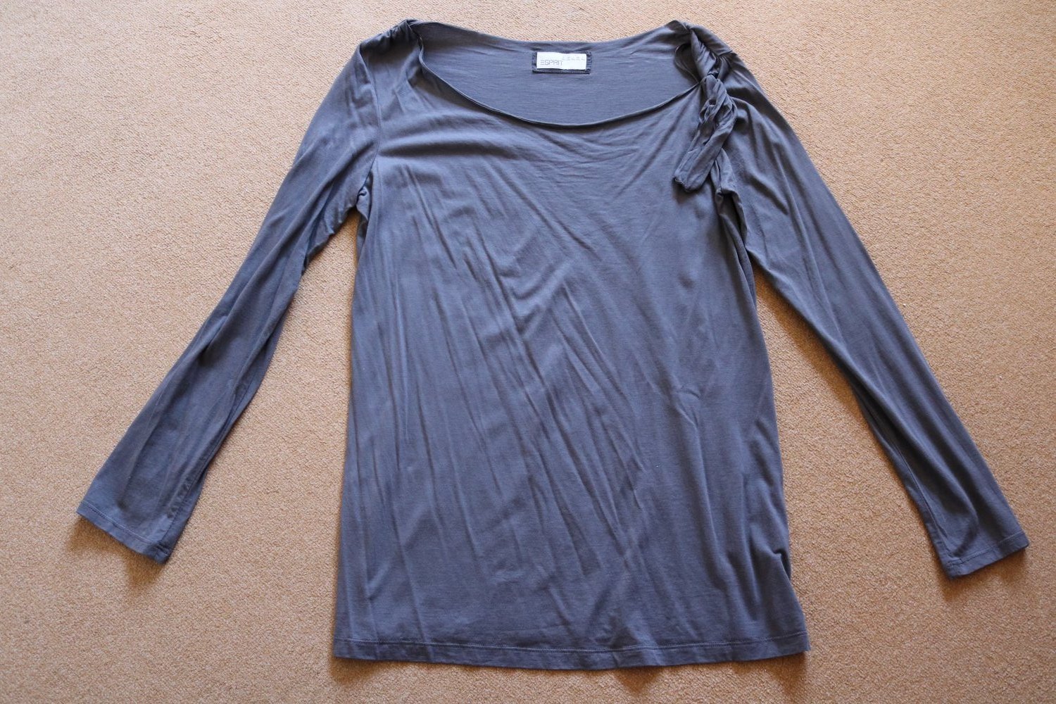 Esprit Langarmshirt Gr. XXL braun - wie neu -