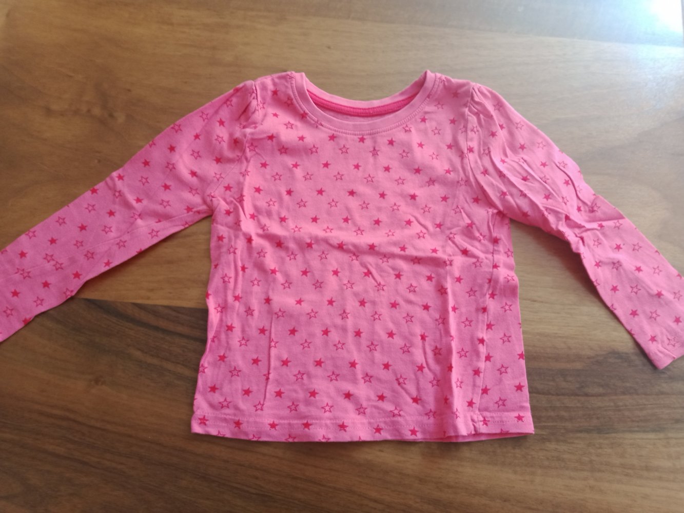 pink Sternchen-Sweatshirt dünn