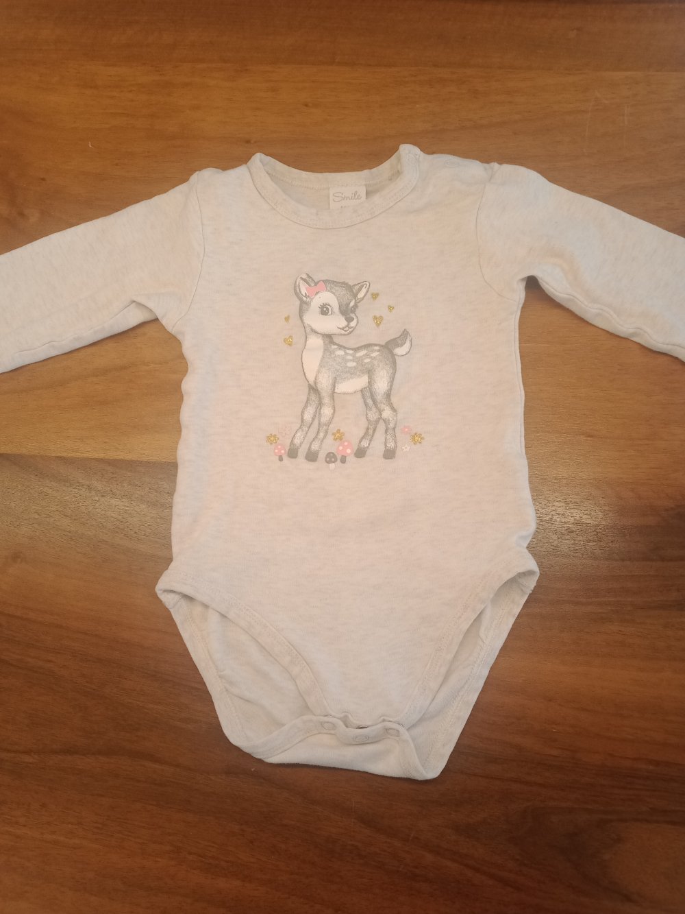 beiger Body langarm Bambi