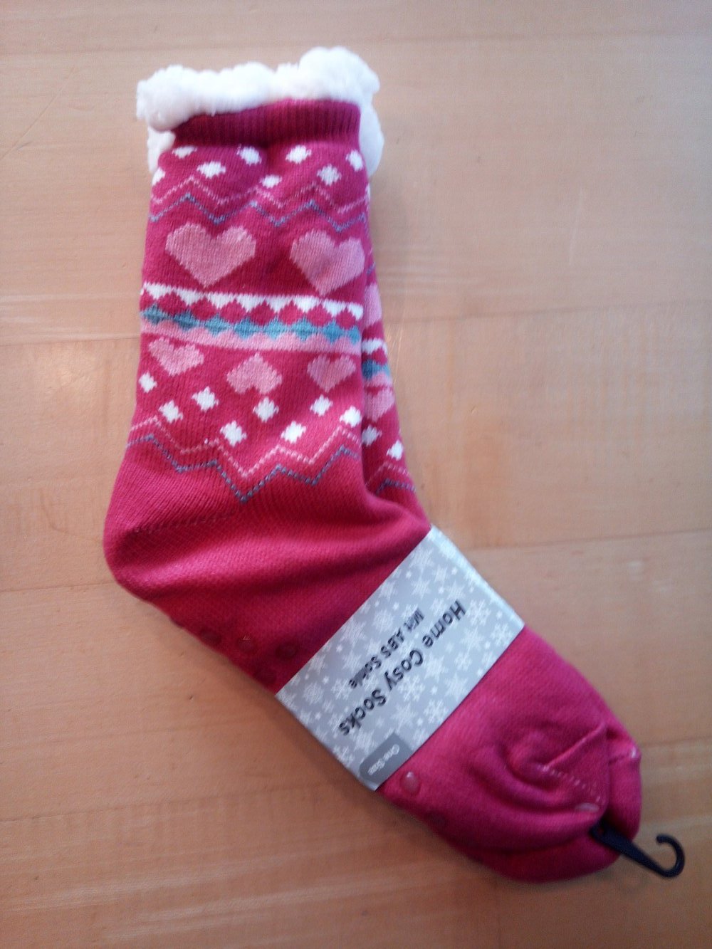 Hüttensocken neu pink mit Herzen