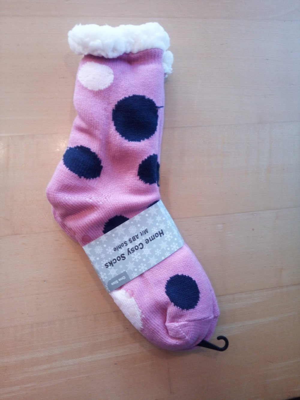 Hüttensocken neu pink mit Punkten