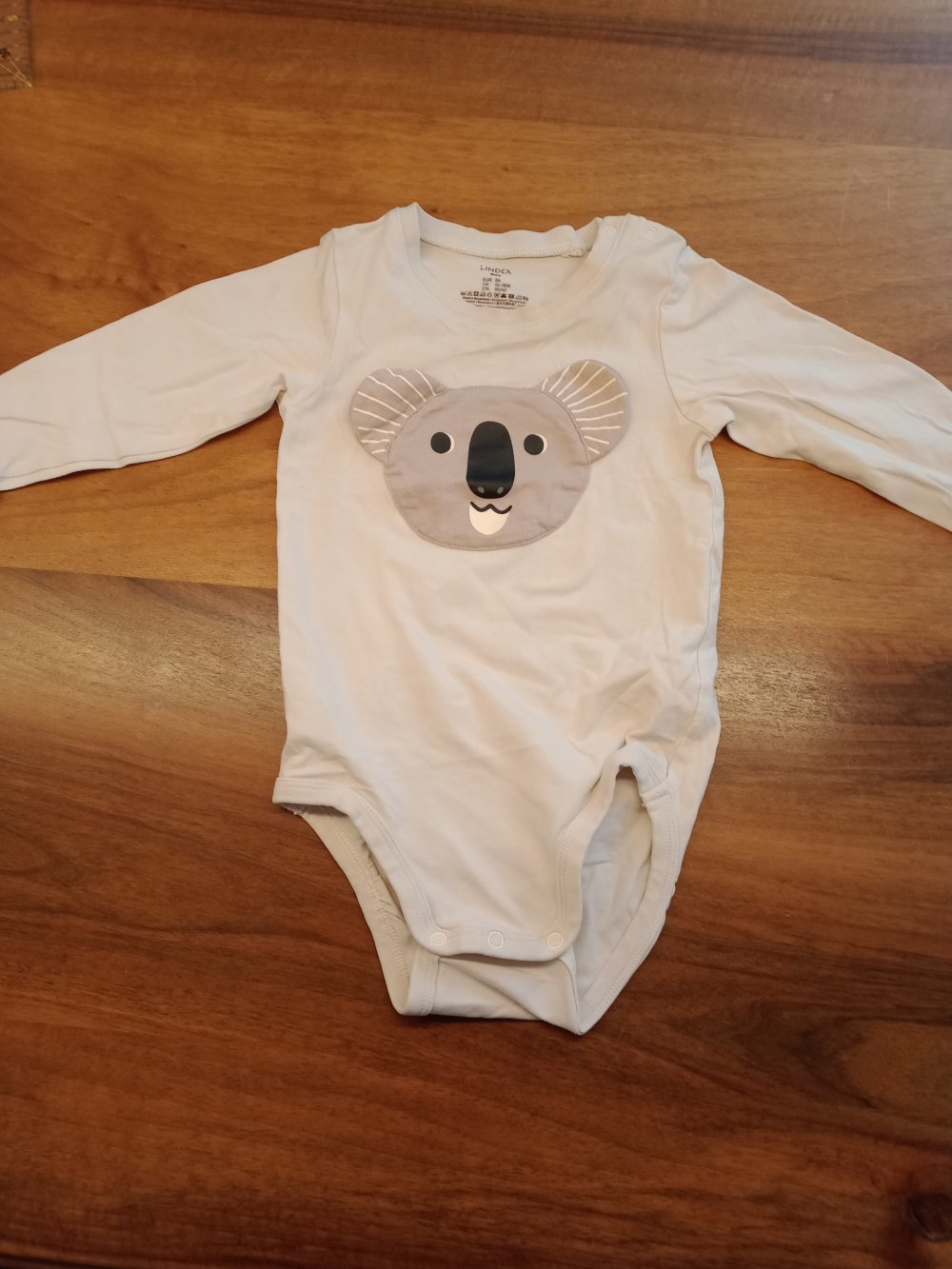 Body beige langarm Panda