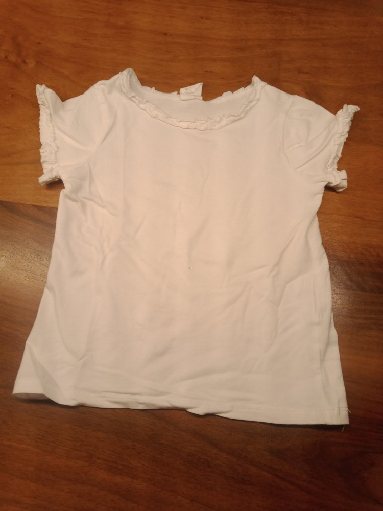 weisses Basic T-Shirt