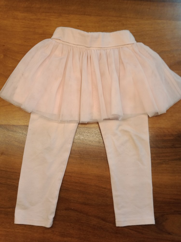 rosa Leggins mit Röckchen 