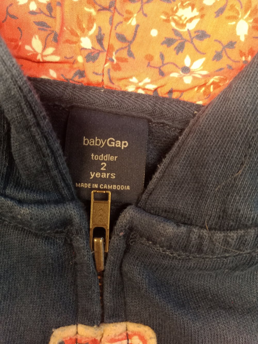 Uebergangsjäckchen blau / pink GAP