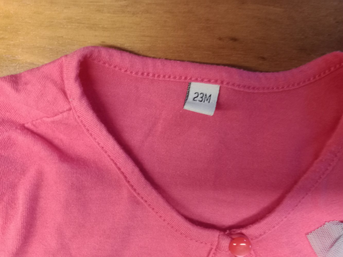 pink Baumwoll-Bolero mit Schleife