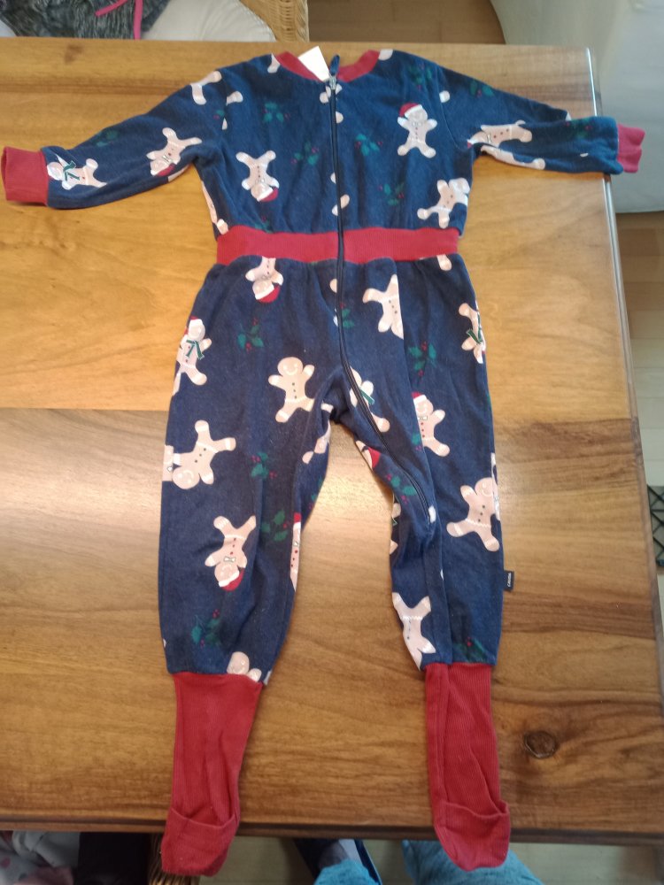blaues Pijama Gingerbred-Man