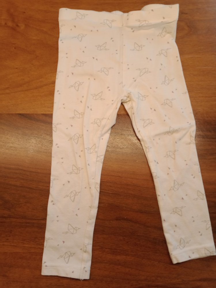 weisse Leggins mit Vögel