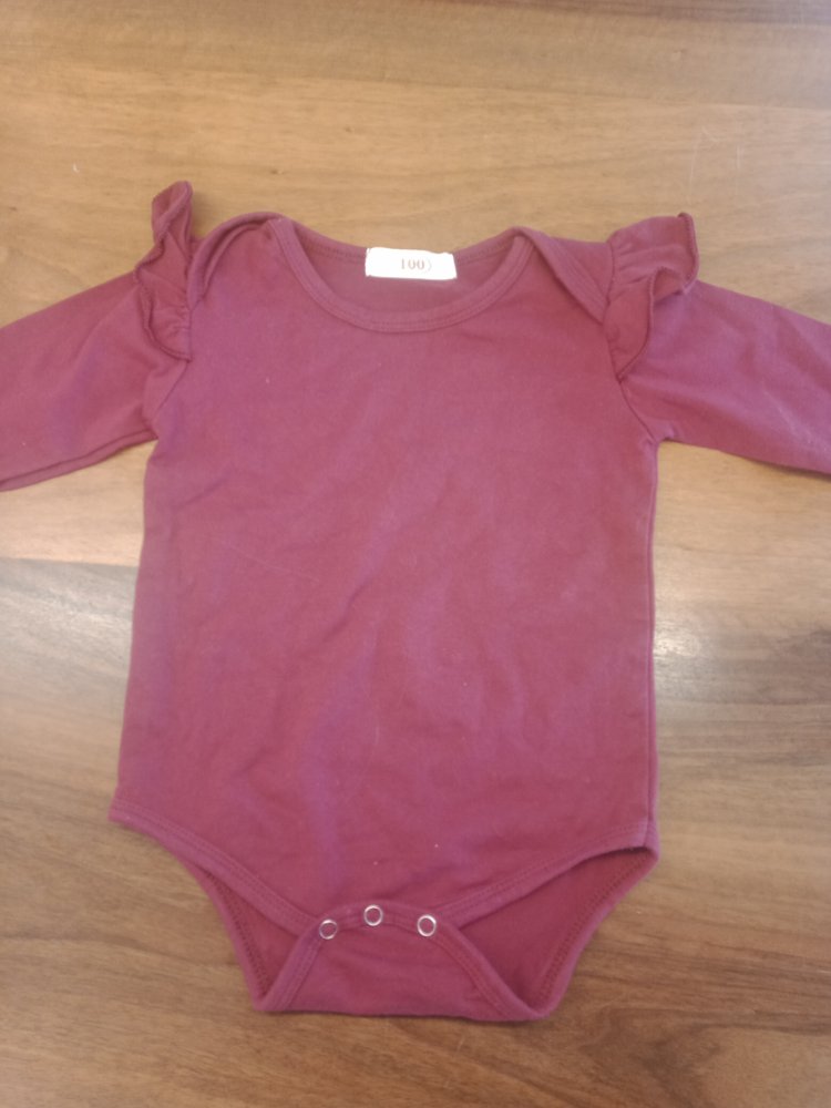 bordeauxroter Body langarm