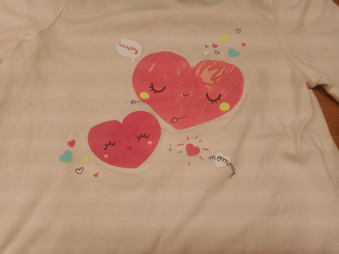 rosa Herzchen-Sweatshirt