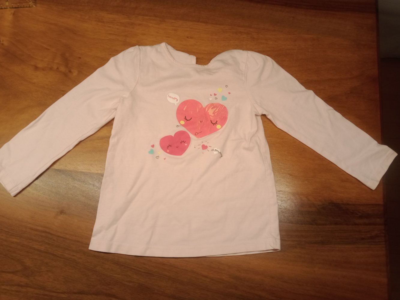 rosa Herzchen-Sweatshirt