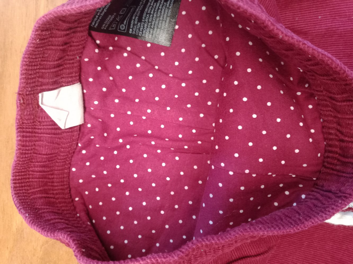 bordeaux Hose Gr. 86