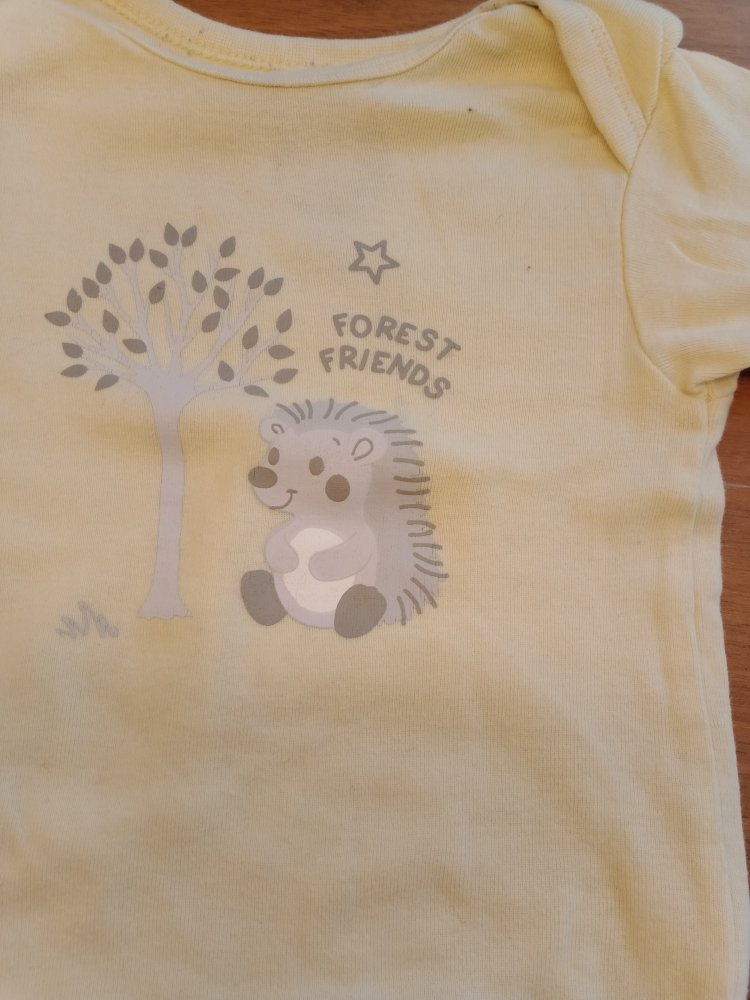 gelber Body langarm Forest Friend