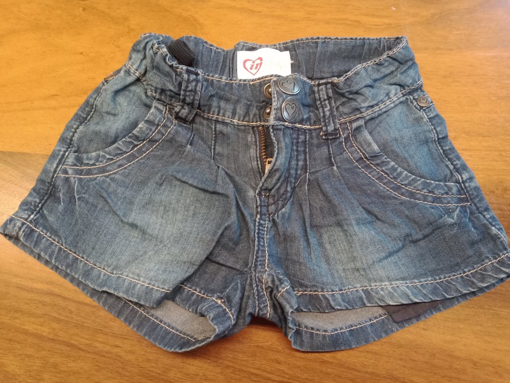 kurze Jeans-Shorts dunkelblau dünn