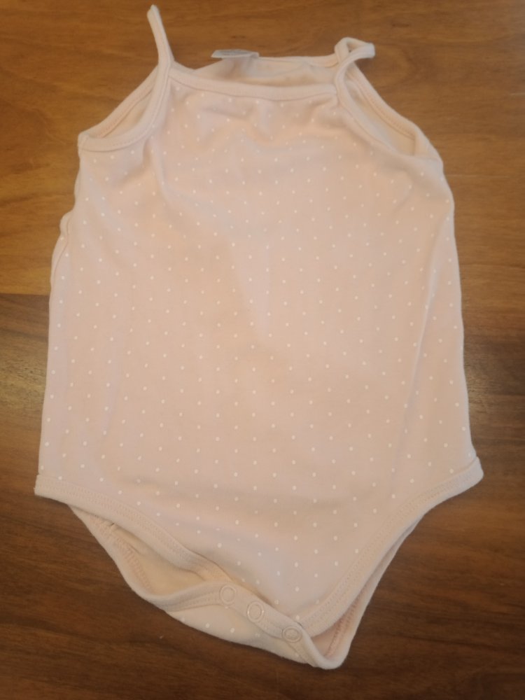 rosa gepunkteter Trägerbody