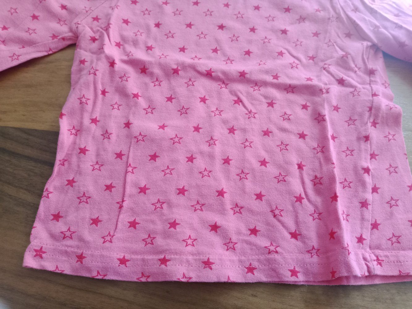 pink Sternchen-Sweatshirt dünn