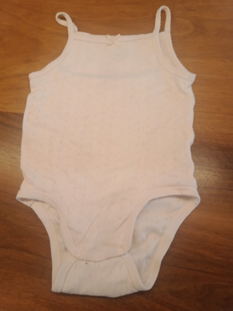 rosa Trägerbody kurzarm