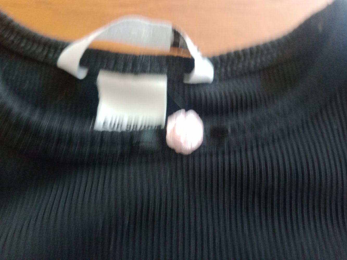 Basic schwarzes Sweatshirt gerippt