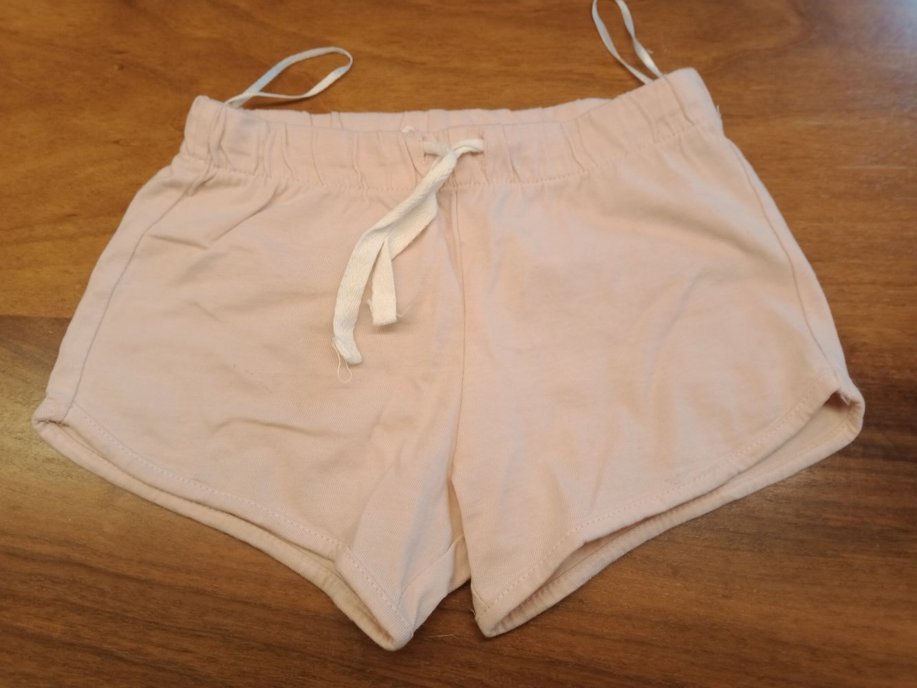rosa Baumwoll-Shorts