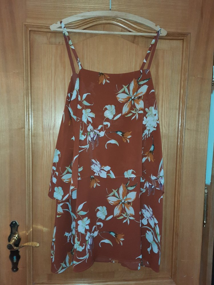 Freches, leichtes Sommerkleid in A-Linie - Gr.40