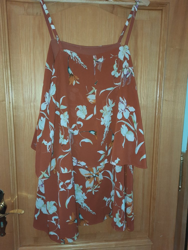 Freches, leichtes Sommerkleid in A-Linie - Gr.40