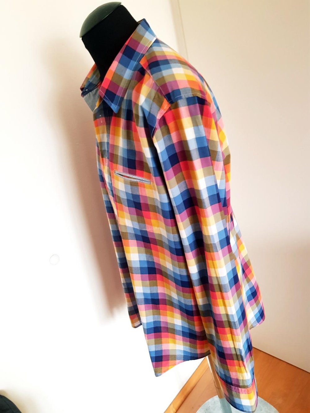   Langarmhemd Boss Orange -Modisches Karomuster TOP