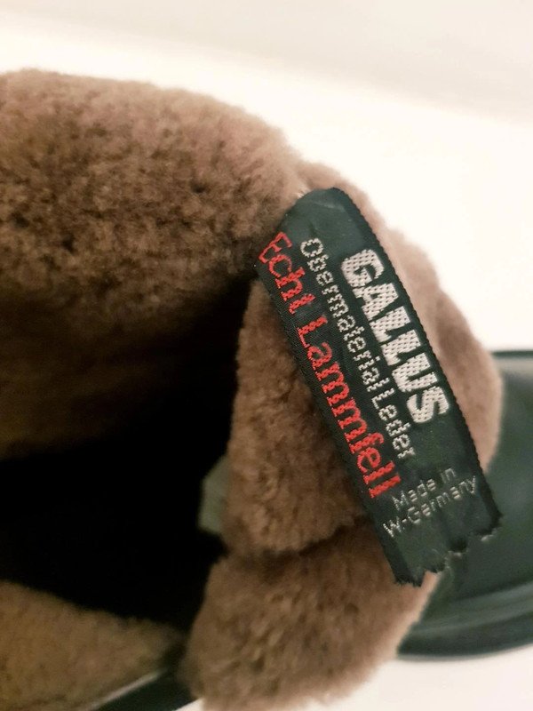 Herrenstiefel - Leder -Stiefeletten schwarz, Lammfell gefüttert Gr. 41/42