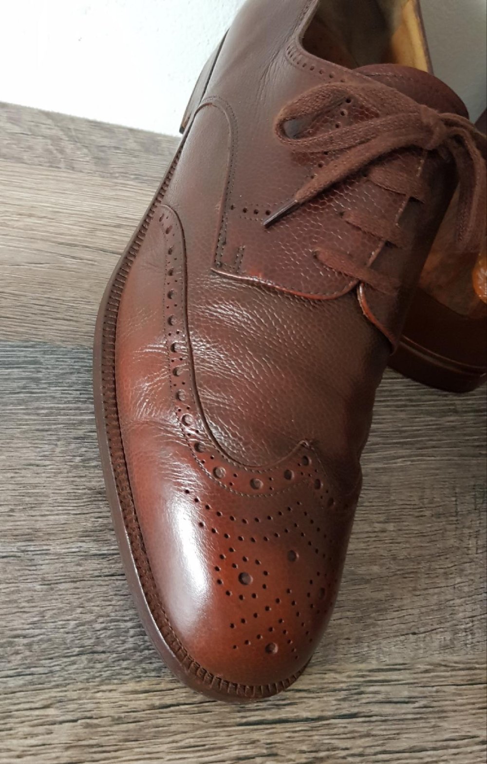 Schnürschuhe Moreschi Business-Schuh braun Gr.44/10