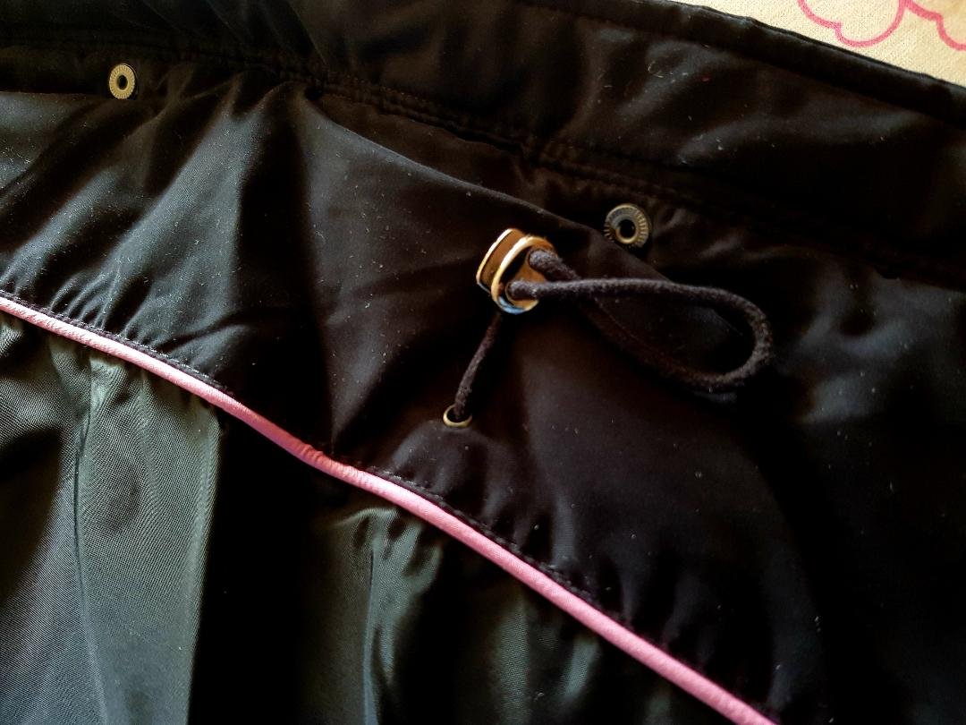 Damenweste gesteppt Fa. Esprit schwarz mit Fell Gr. XL