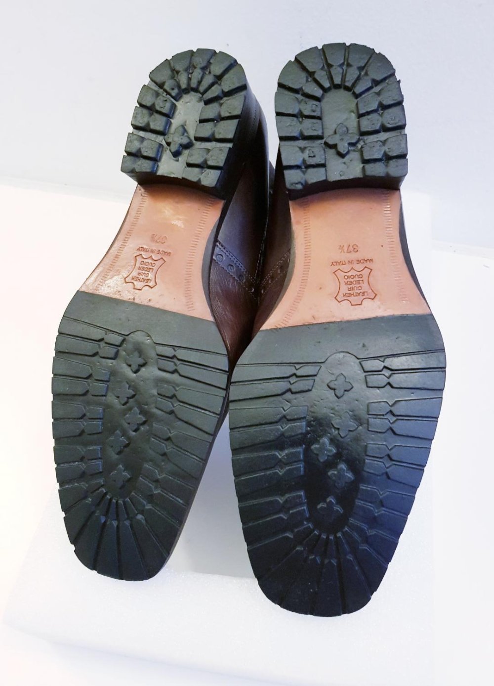 Boots Stiefeletten Halbstiefel Leder braun Gr. 37,5 