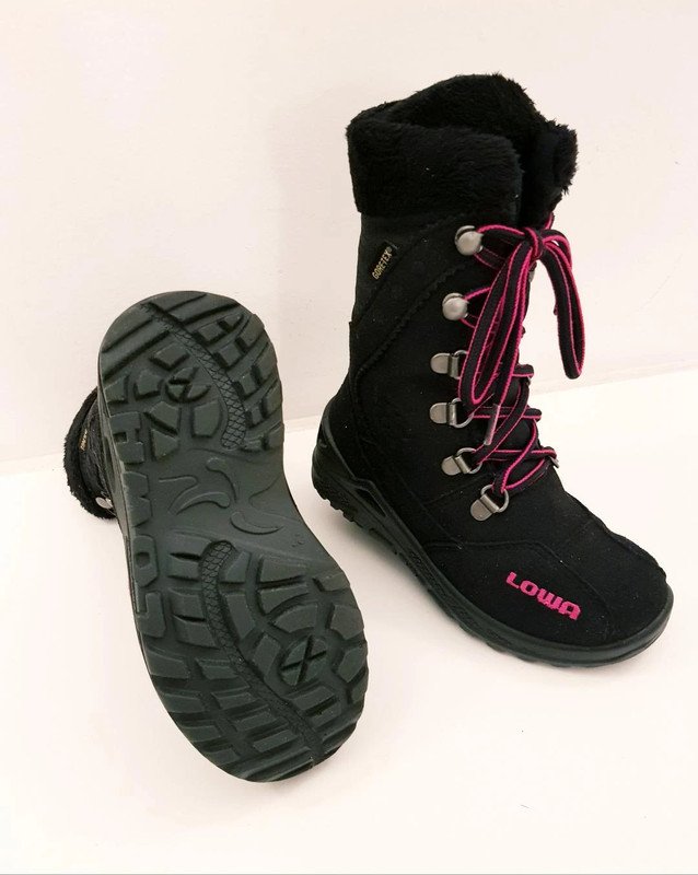 Winterstiefel schwarz Lowa GTX Gr. 27 mit Gore-Tex TOP