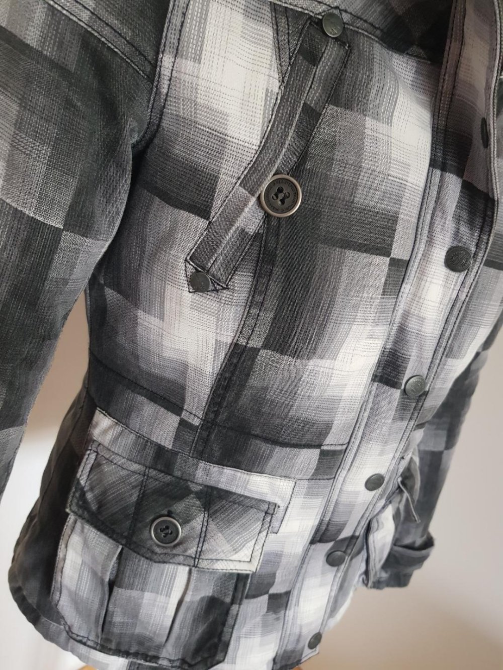 Jacke Urban Surface Black/White - Jacke Gr. -L- --=TOP=--