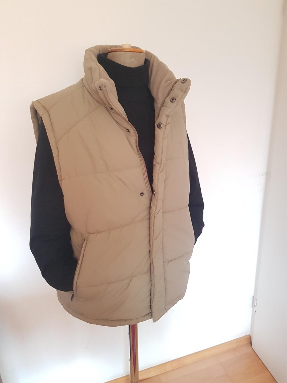 Steppweste beige Fa. Watsons Gr. 56- XL Top-Zustand