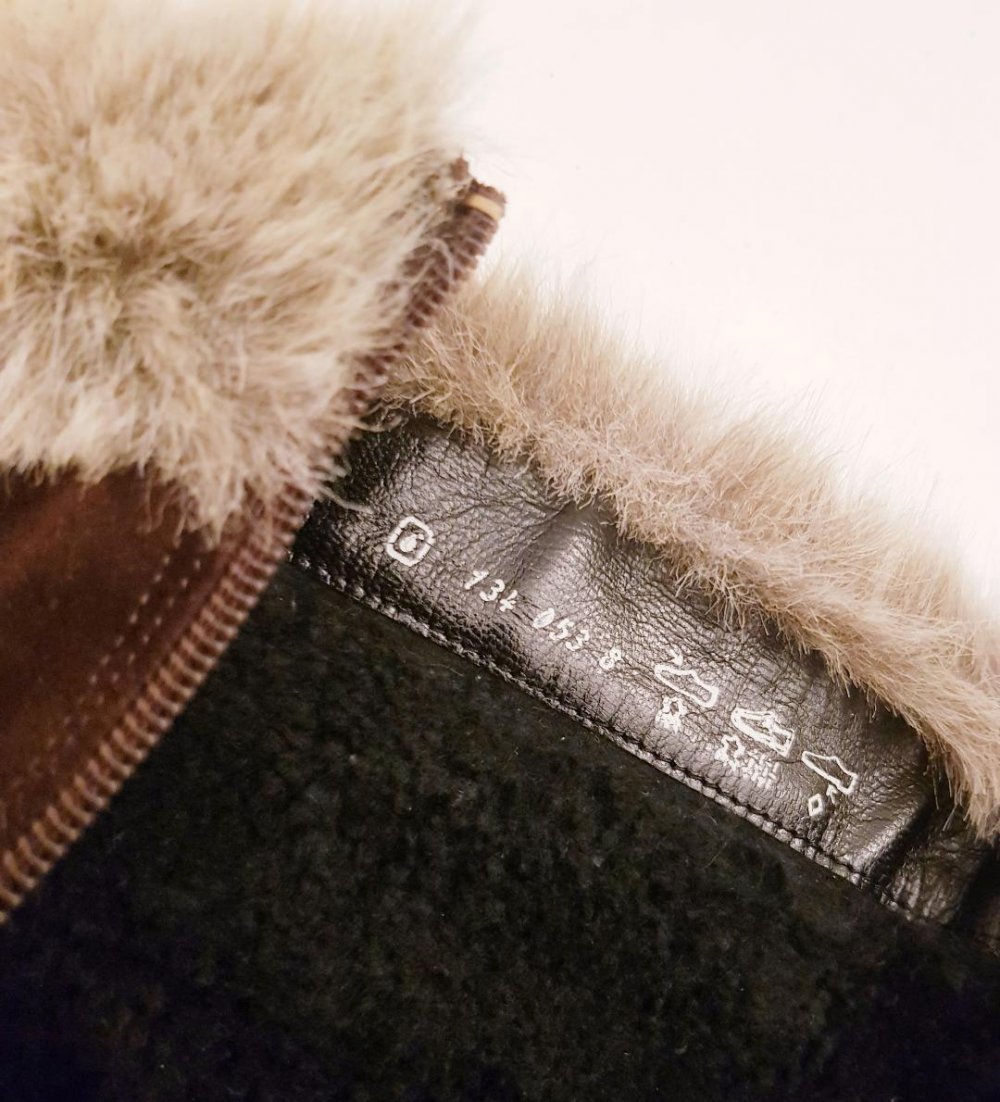 Winterstiefel Damen Wildleder gefüttert mit Fell Gr.39