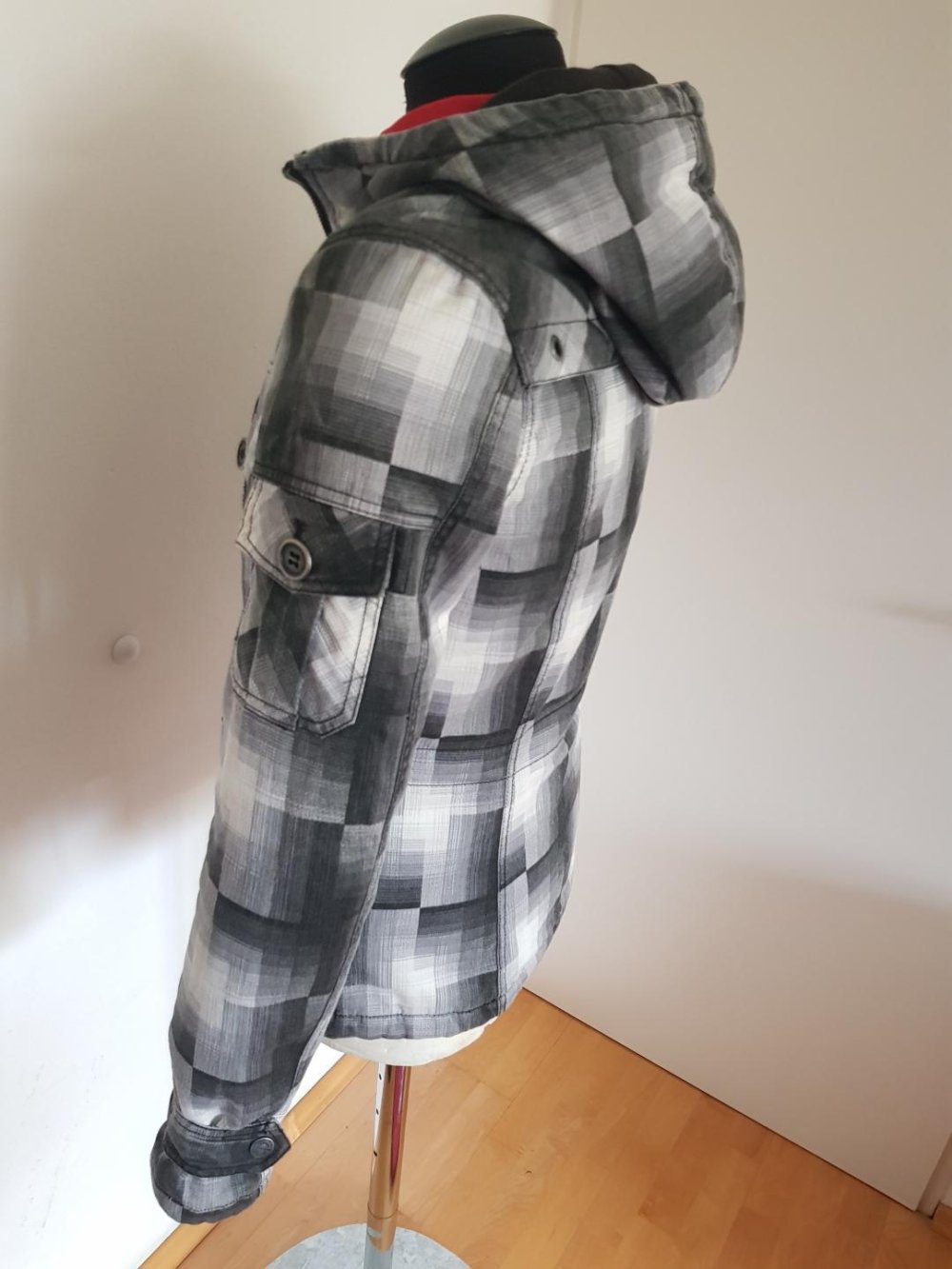 Jacke Urban Surface Black/White - Jacke Gr. -L- --=TOP=--