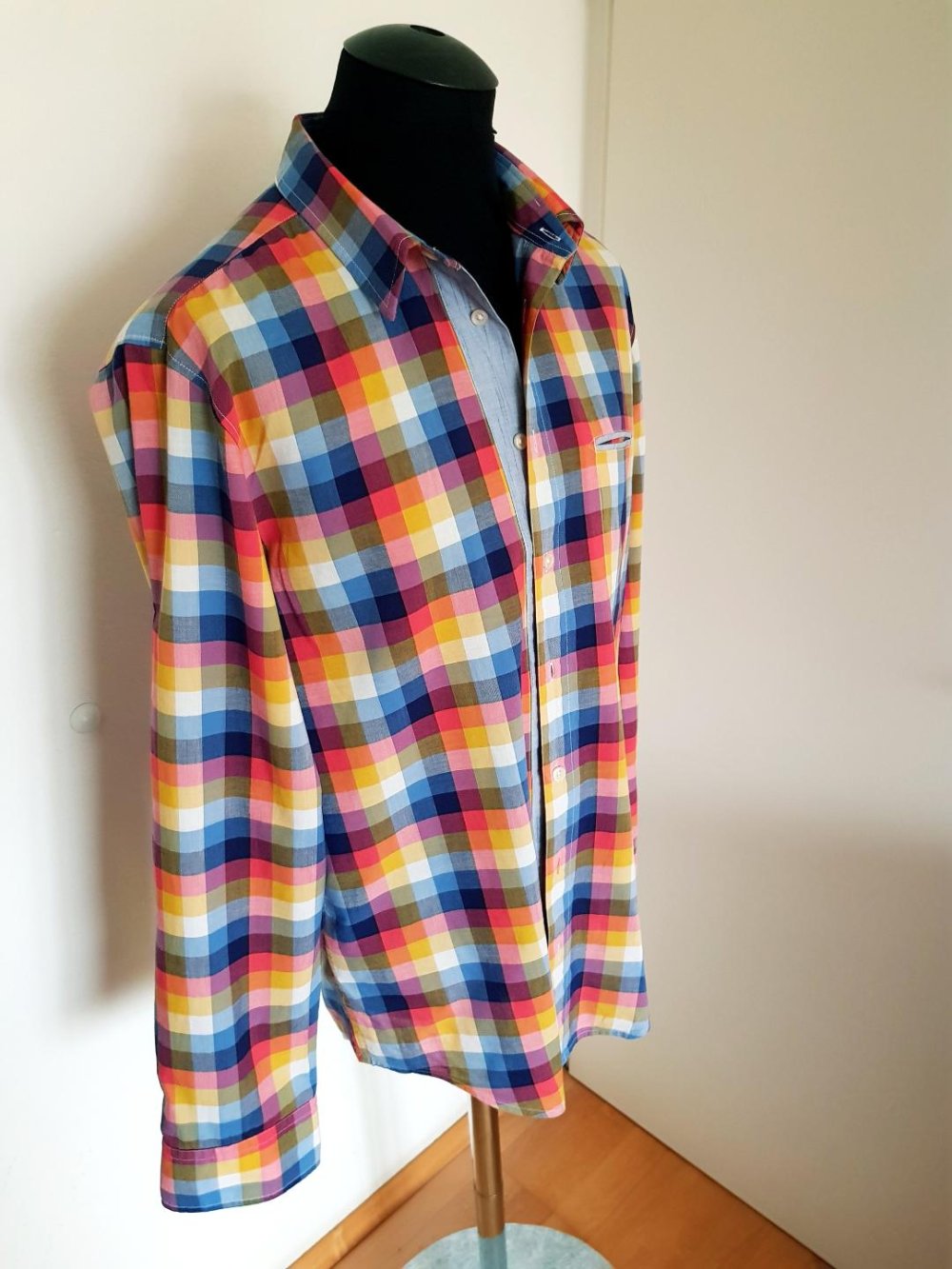   Langarmhemd Boss Orange -Modisches Karomuster TOP