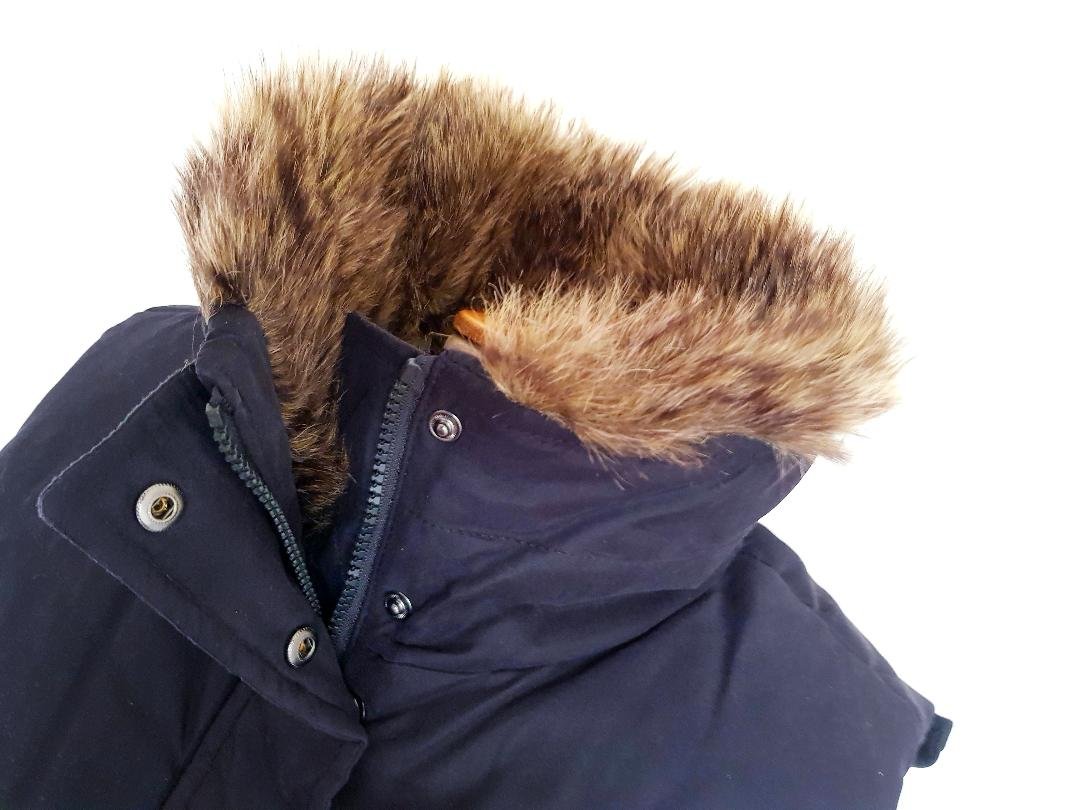 Damenweste gesteppt Fa. Esprit schwarz mit Fell Gr. XL