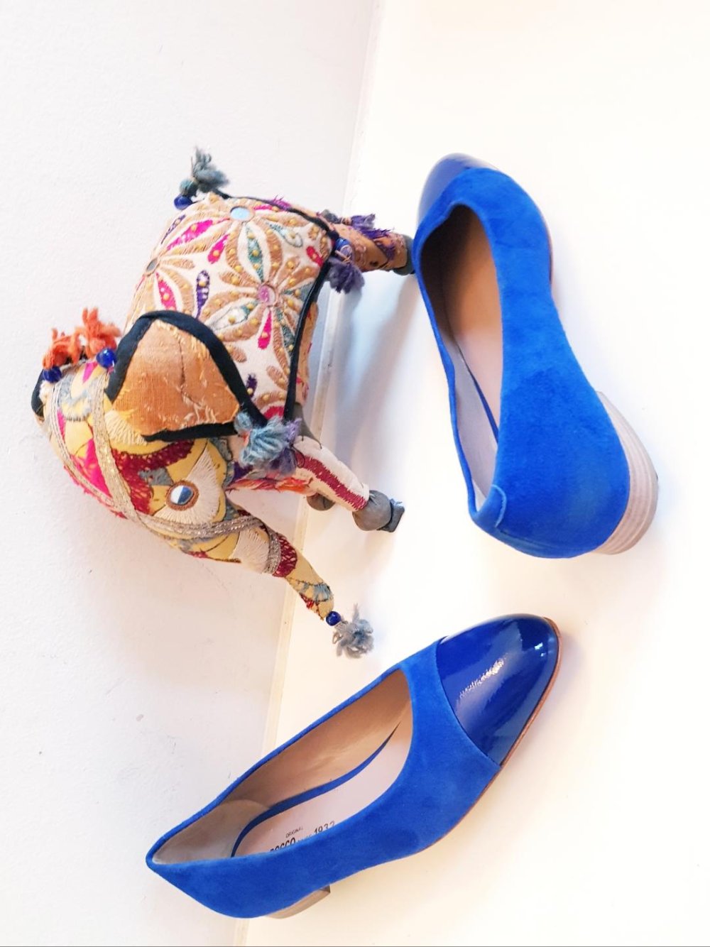 Damenschuhe Fa. Jil. Rocco / ital. / Pumps in blau Gr.38 NEU