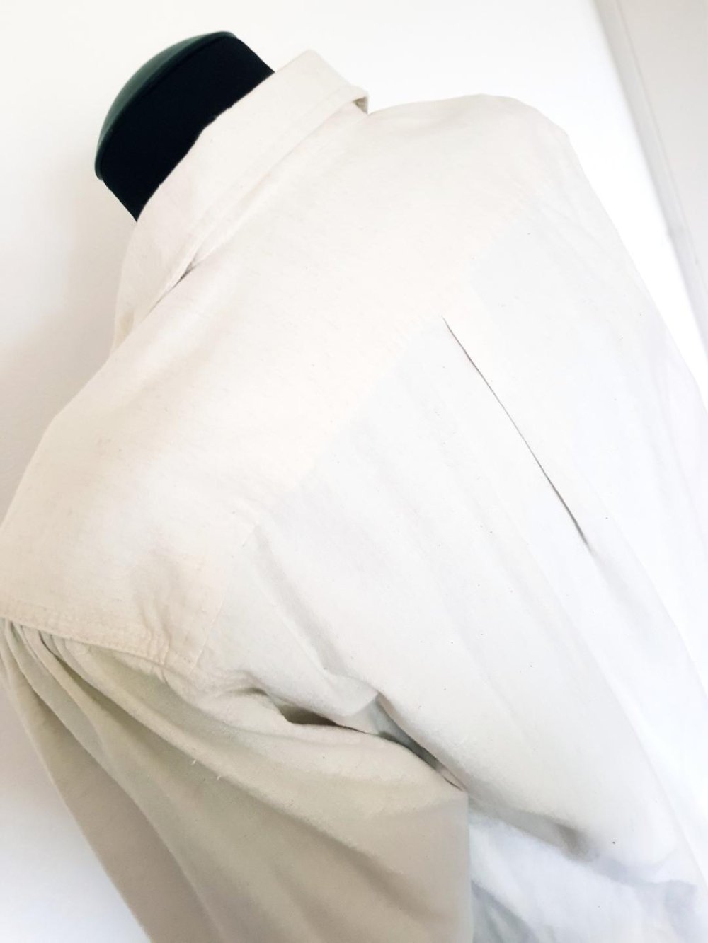 Trachtenhemd Almrausch München beige Natur Leinen Gr. M