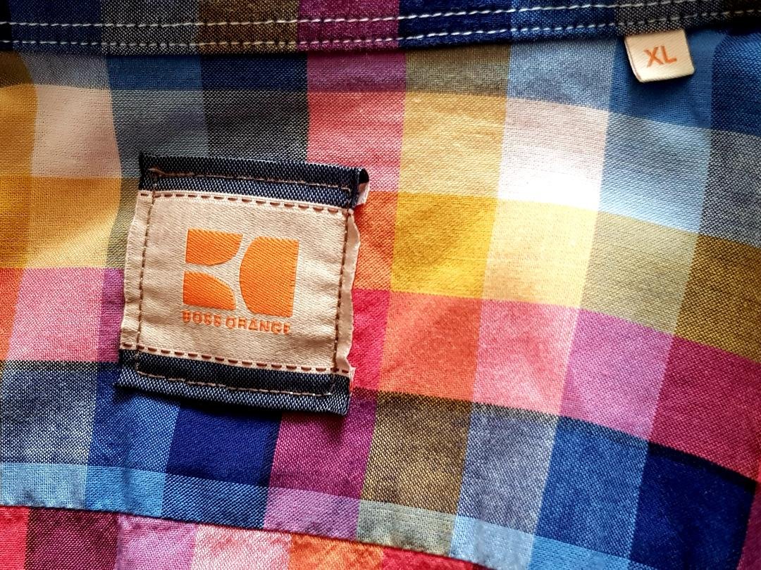   Langarmhemd Boss Orange -Modisches Karomuster TOP