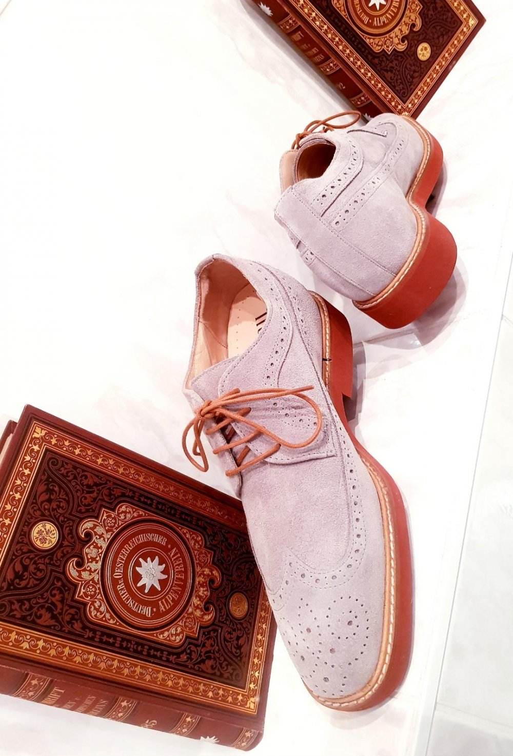 Schuhe Herren echt Leder -Wildleder grau Gr. 42 Neu