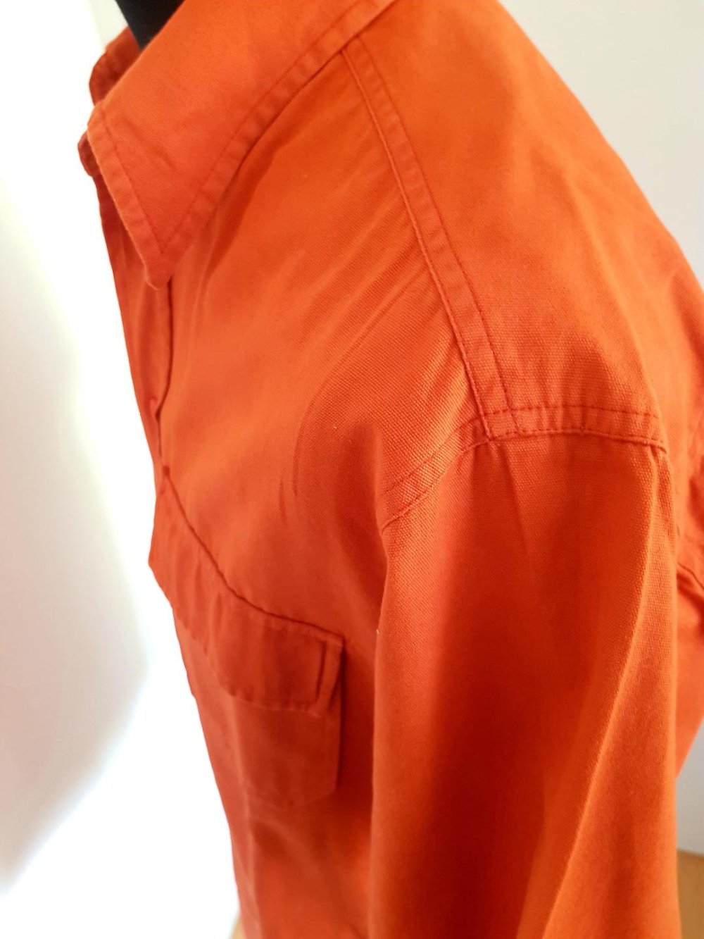 Kurzarmhemd  Angelo Litrico-Modisch Farbe Orange Gr. -M- TOP