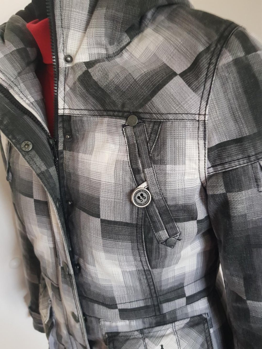 Jacke Urban Surface Black/White - Jacke Gr. -L- --=TOP=--