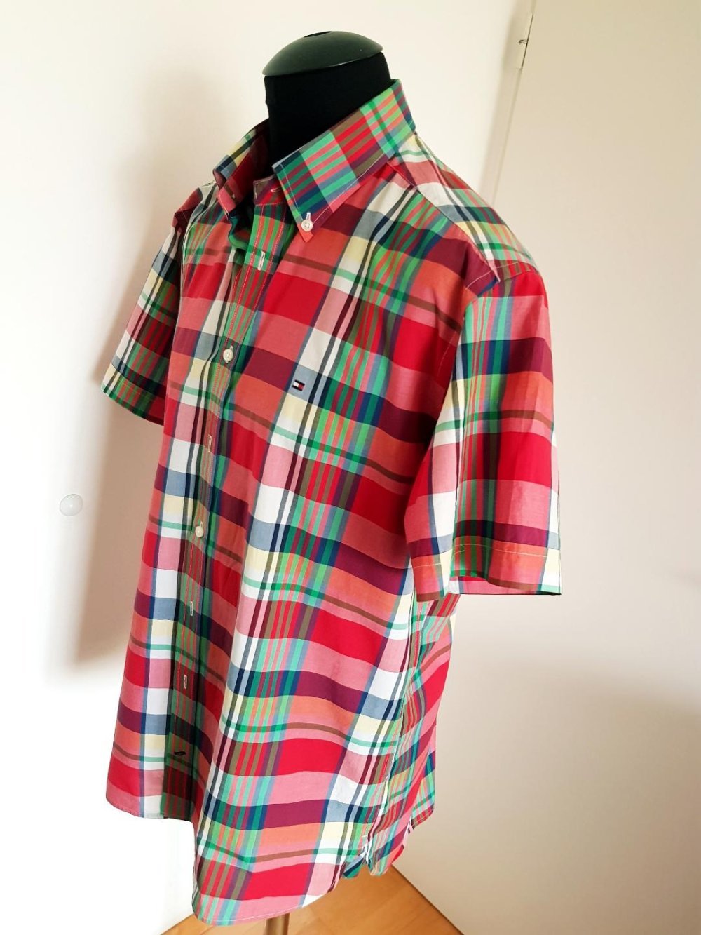 Kurzarmhemd Tommy Hilfiger-Modisches Karomuster TOP