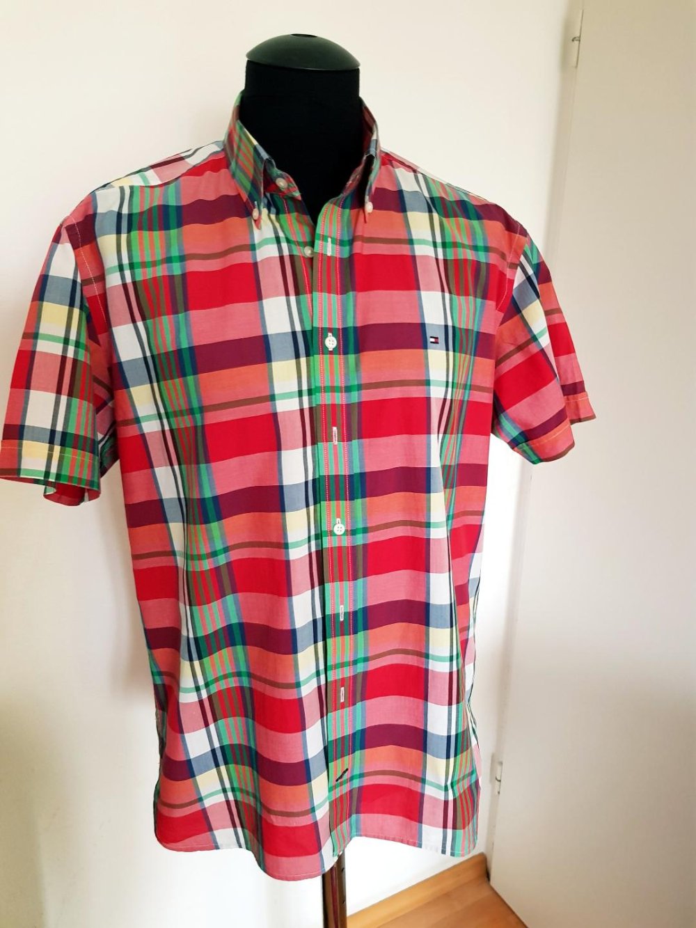 Kurzarmhemd Tommy Hilfiger-Modisches Karomuster TOP